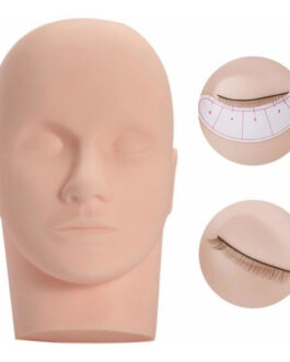 Maniquí Cabeza Para Practica De Pestañas microblading dama V-79