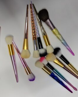 Juego de brochas gordas de maquillaje profesional 12 pza