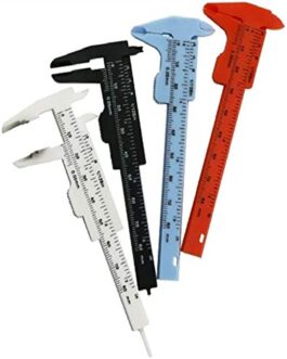 Calibrador vernier de plástico para estudiante