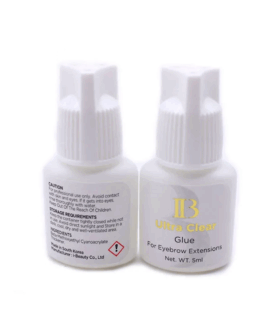 Adhesivo IB Ultra Clear original Koreano pegamento transparente para extensiones de pestañas, tapa blanca