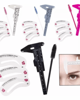 Mini Vernier Calibrador Con Plantilla Para Cejas Extensión De Pestañas