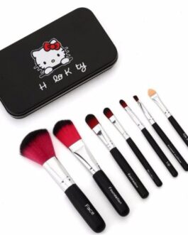 Kit De Pinceles 7pcs Mini set De Maquillaje Caja Incluida Brush V-161