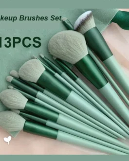 Juego de 13 brochas de maquillaje economico, base para sombra de ojos V-169