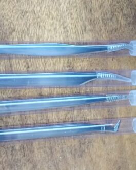Juego De 4 Pinzas Acero Inox Aplicación Extensiones De Pestañas volumen V-180